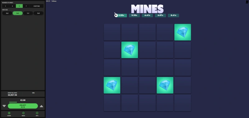 mines juego