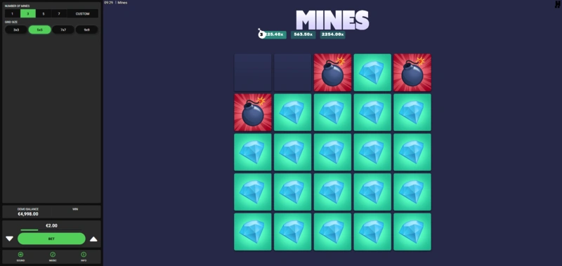 mines casino